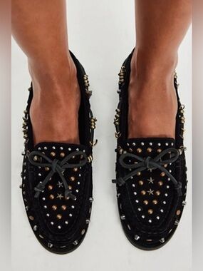 Free People Stargazer Boat Shoes, NWOT, Size 9
